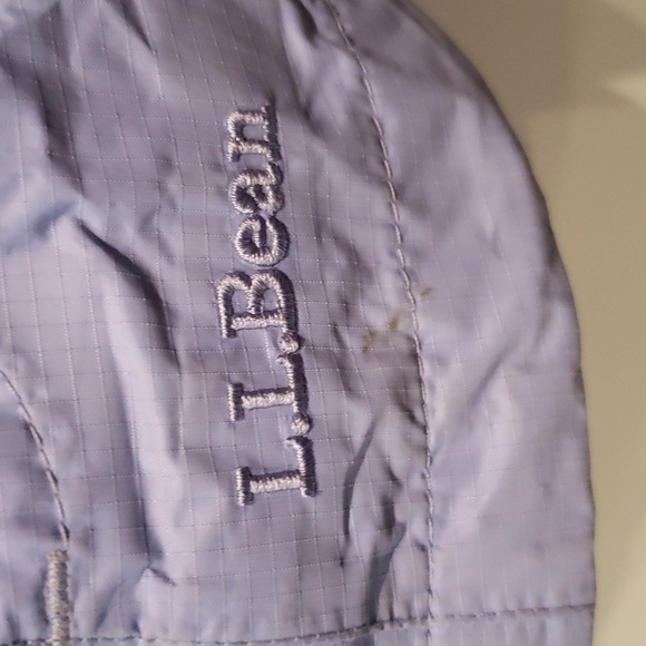 LL Bean Women's Jacket Windbreaker Zip Up Nylon Lilac Size XL Reg O ALB6 - Picture 3 of 16